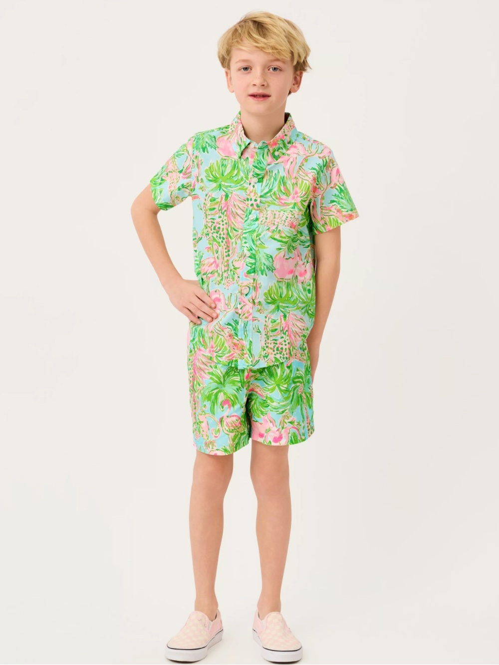 Lilly Pulitzer | Janie and Jack Boys Lavin Button Down Shirt